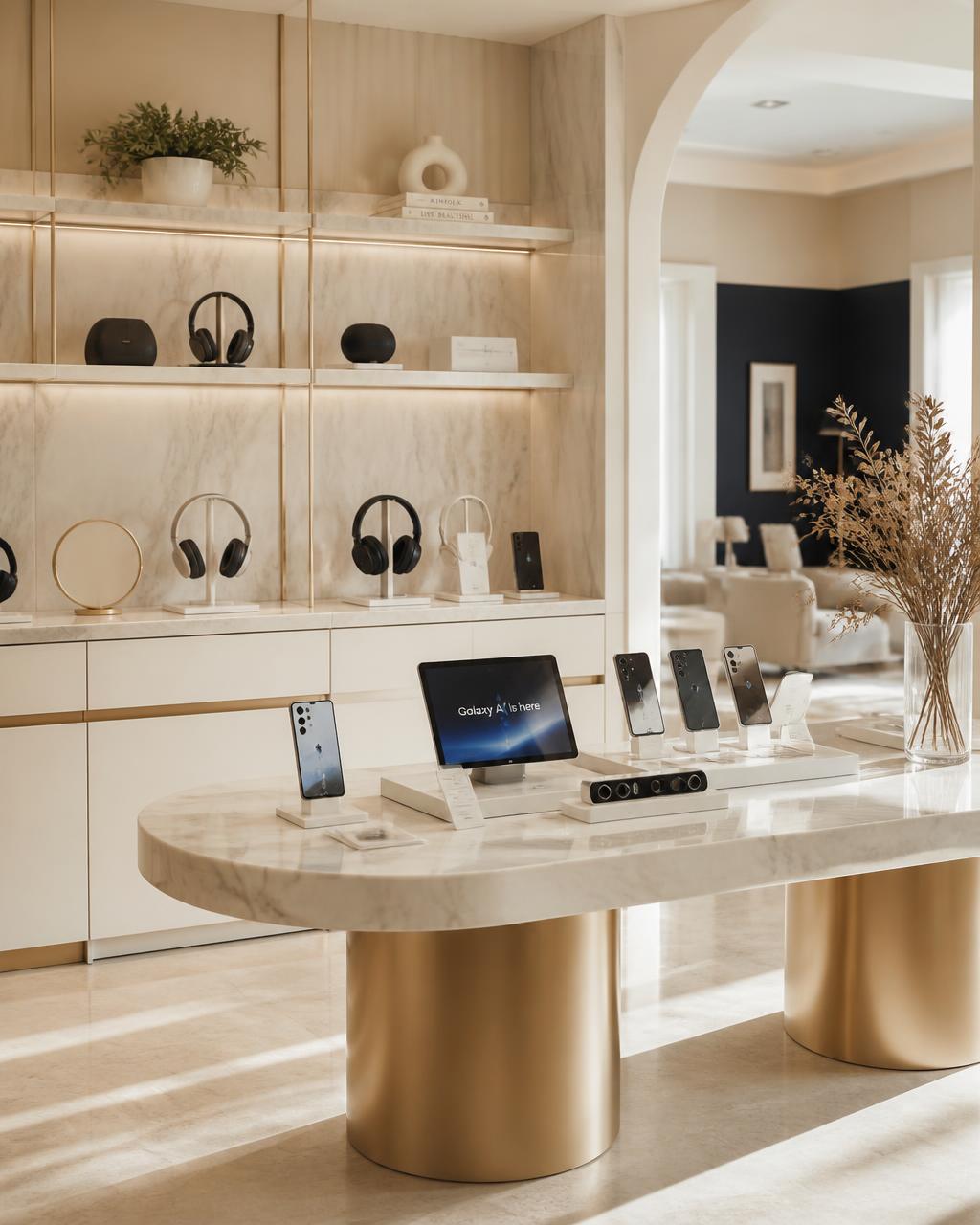Zivora curated electronics showroom